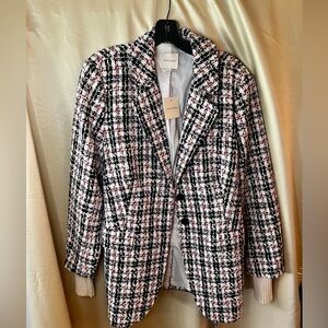 Favorite Daughter City Tweed Blazer NWT